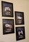 8x10 Picture Frame Set of 5,Display Pictures 5x7 with Mat or 8x10 Without Mat,Wall Gallery Photo Frames, Black